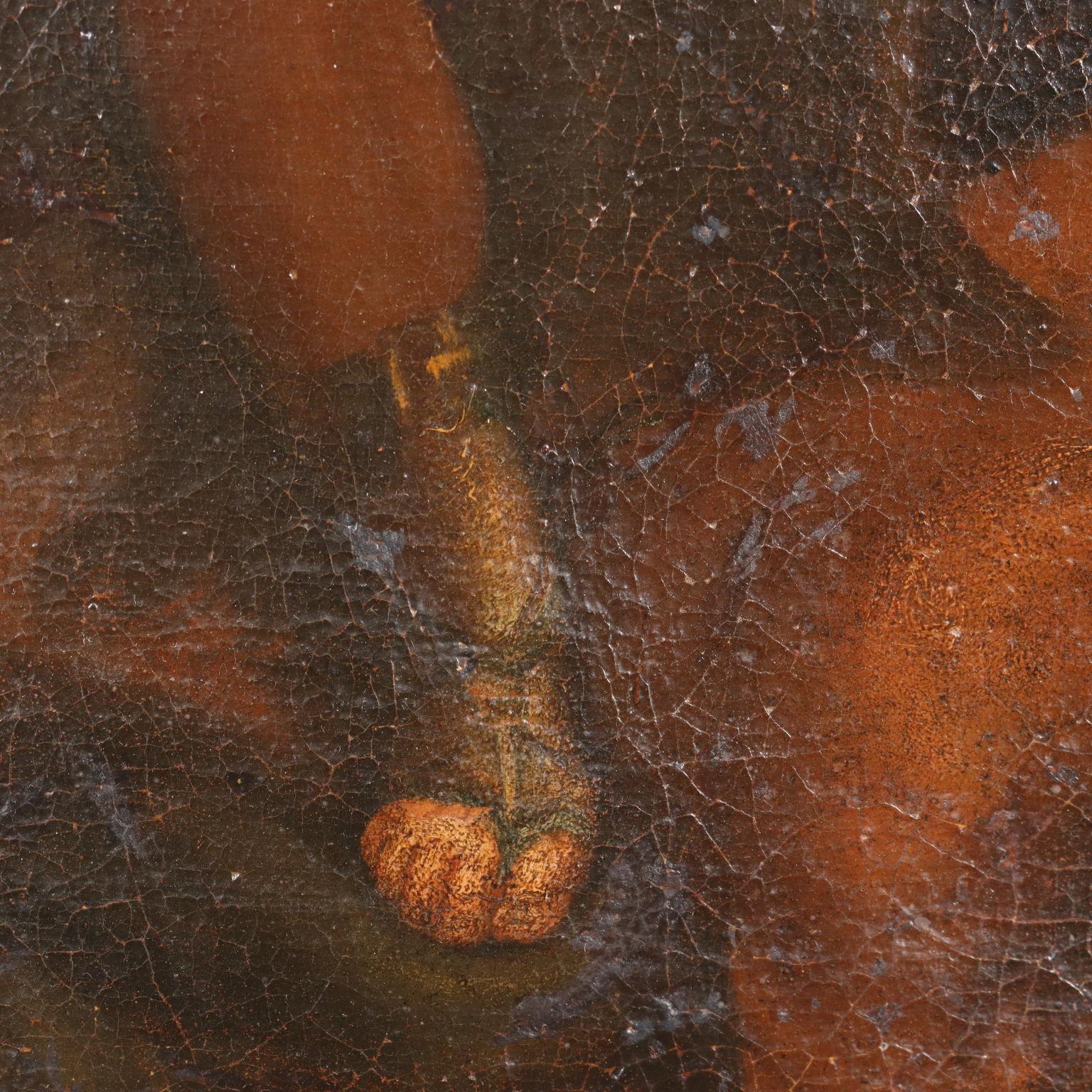 Archangel Michael defeats the Devil Oil on Canvas Italy XVII Century 2