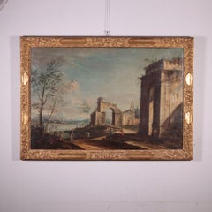 Architectural Capriccio, Michele Giovanni Marieschi area of, 1700s, oil on canva