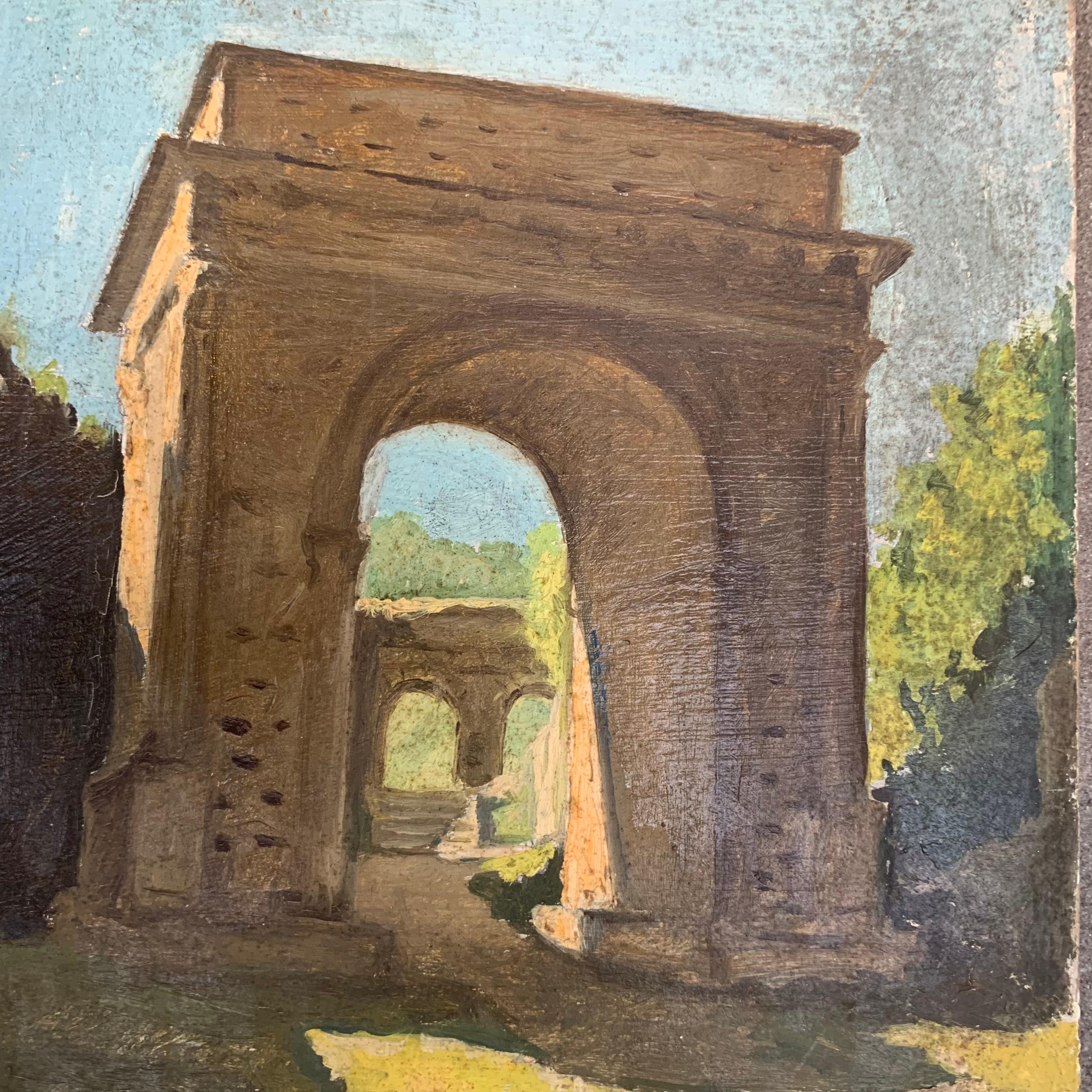 Architectural sketch of an Arch in the taste of Palladio For Sale 6