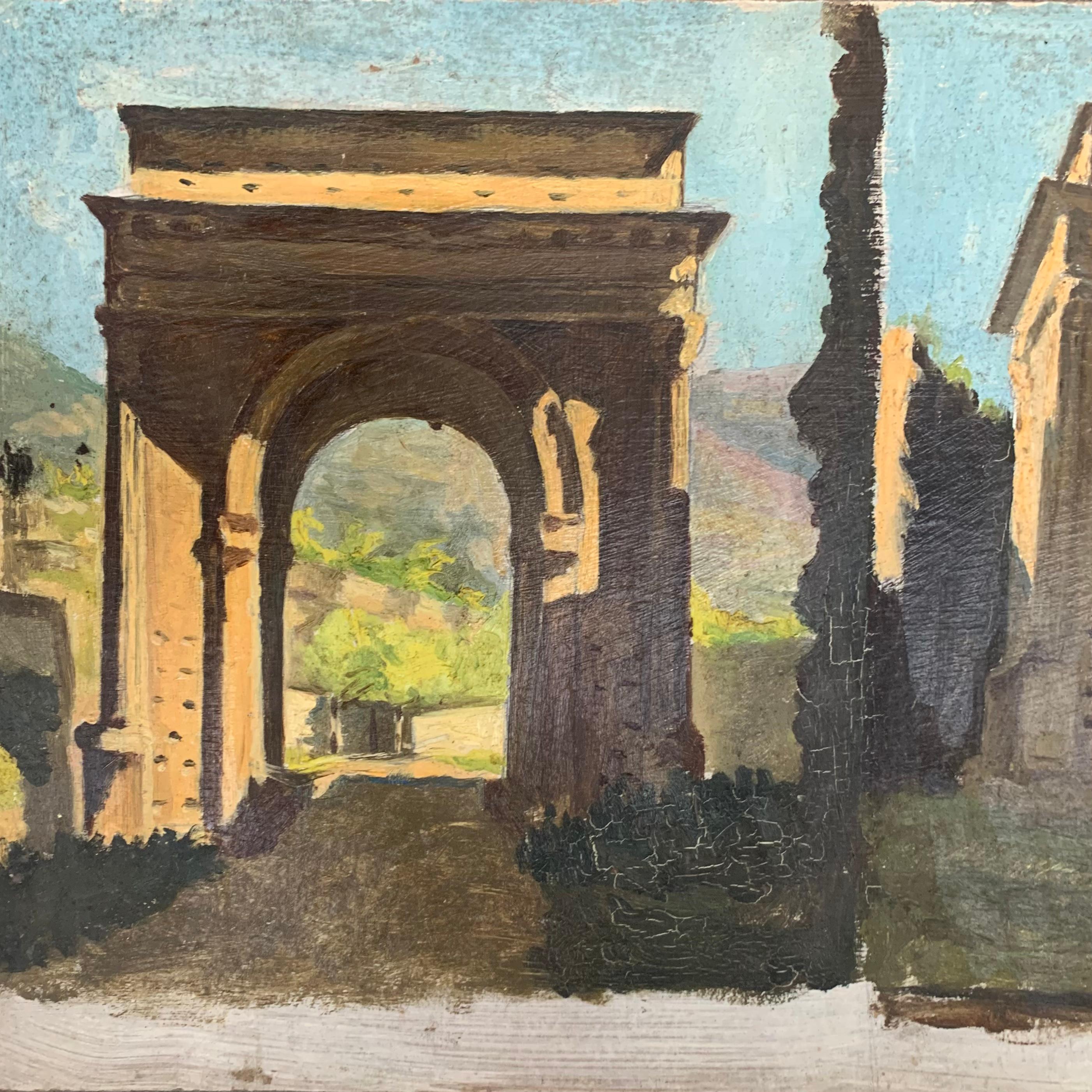 Architectural sketch of an Arch in the taste of Palladio For Sale 7