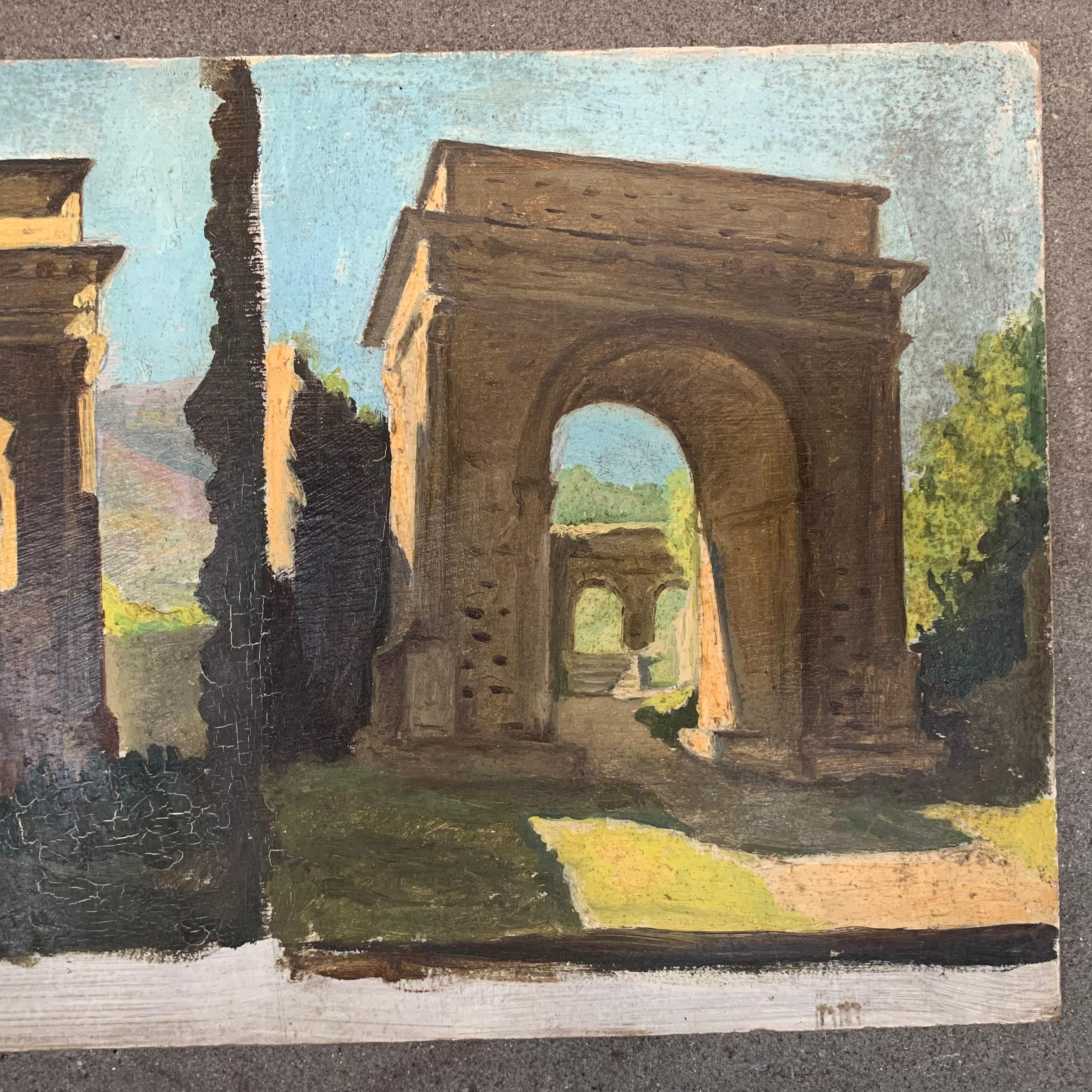 Architectural sketch of an Arch in the taste of Palladio For Sale 8