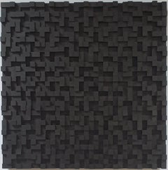 Ardoise IX - Geometrische moderne Malerei Skulptur Relief