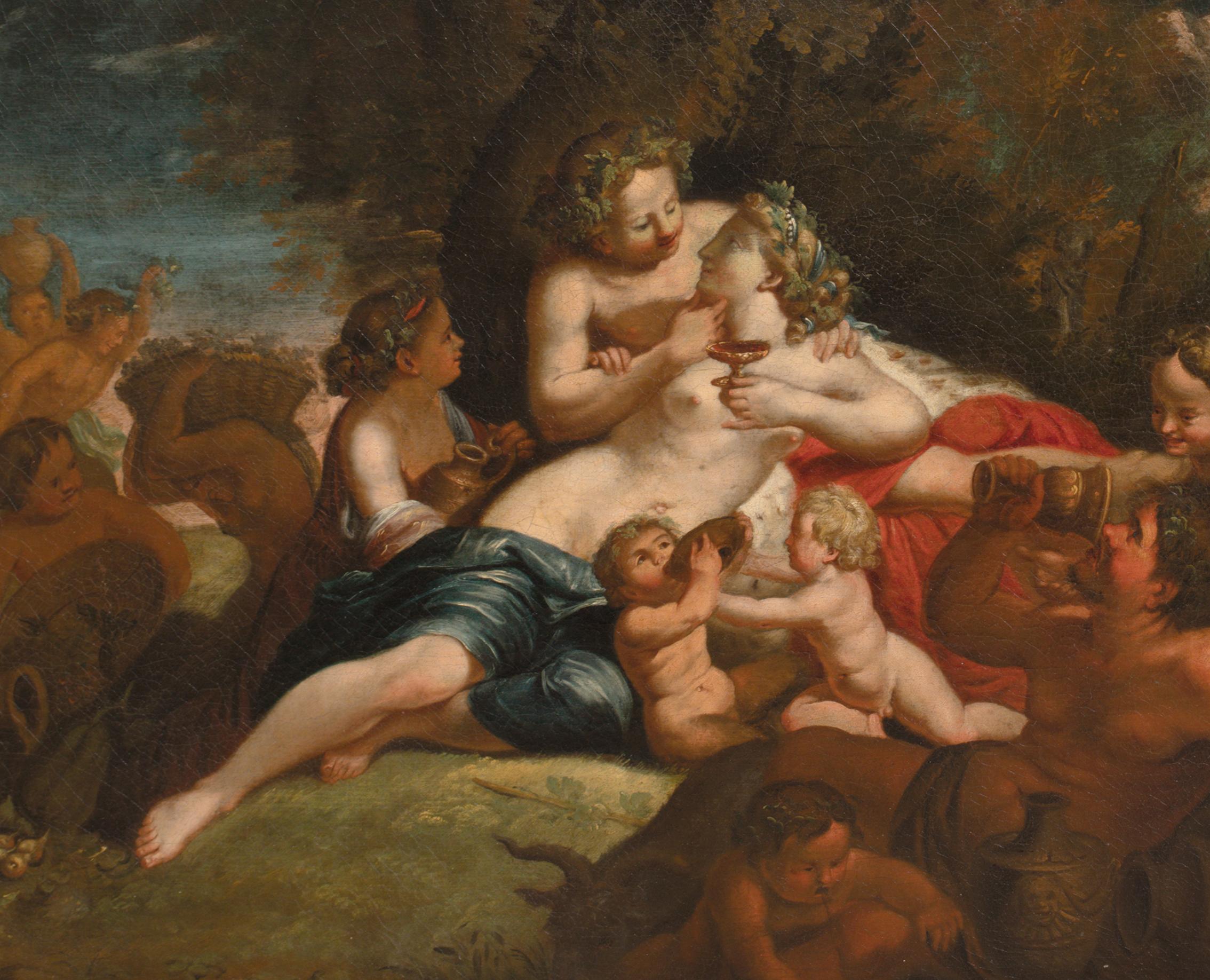 Ariadne und Bacchus, 17. Jahrhundert, Schule von Nicolas Poussin (1594-1665) im Angebot 1