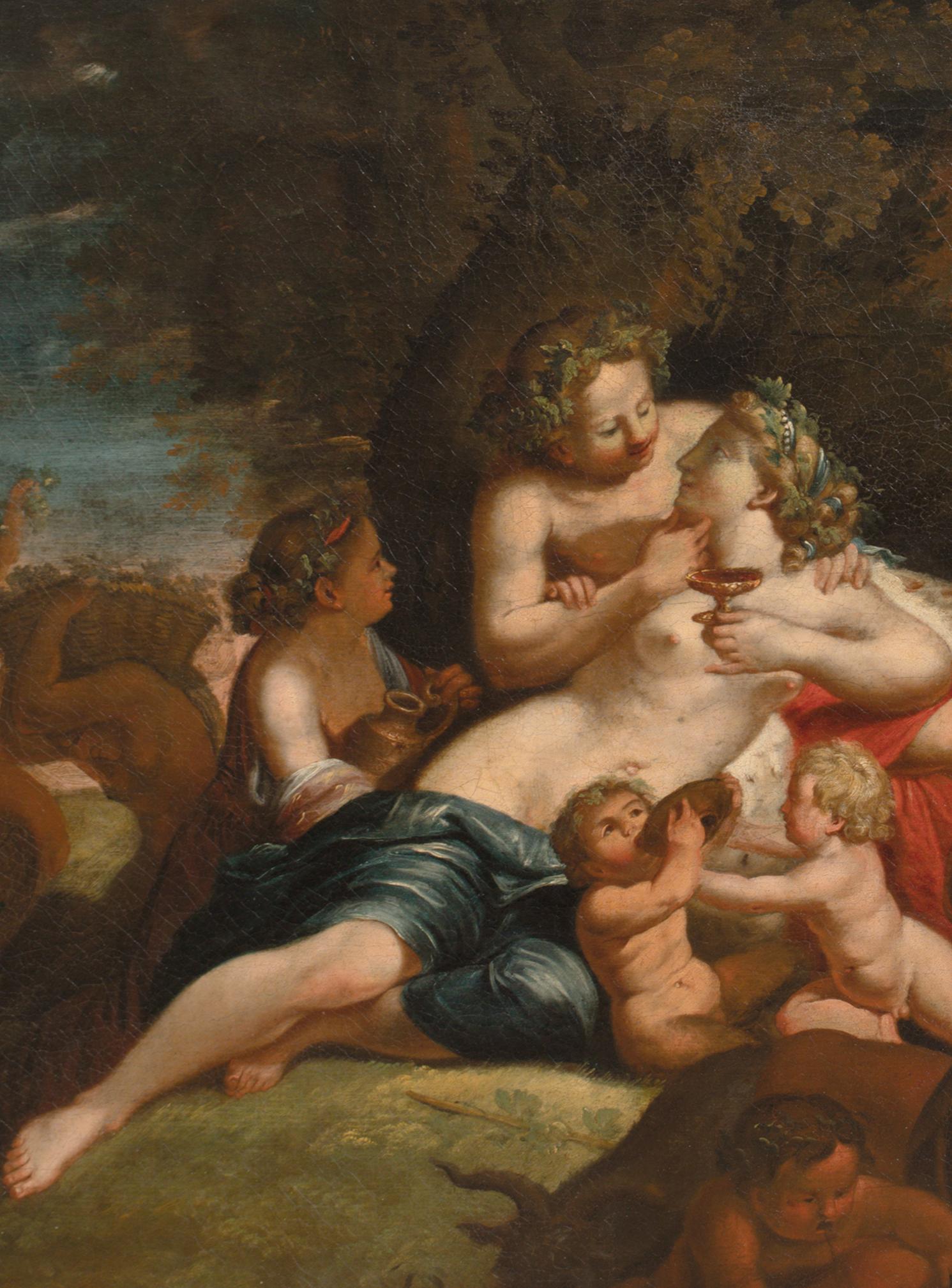 Ariadne und Bacchus, 17. Jahrhundert, Schule von Nicolas Poussin (1594-1665) im Angebot 3