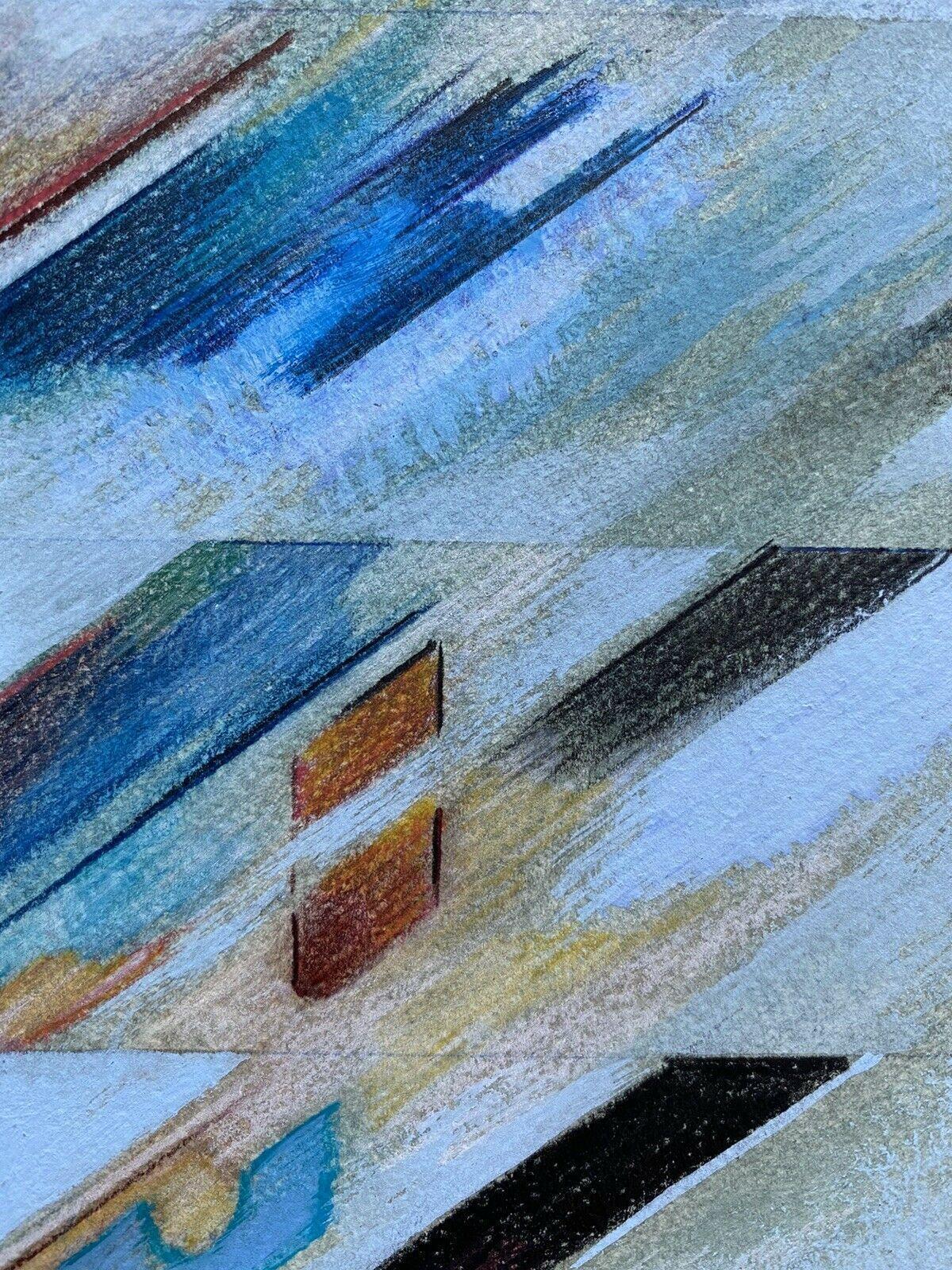 Arlette Martin 'B.1924' 1970's French Geometric Abstract Painting en vente 4