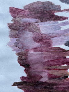 Arlette Martin French Geometric Abstract Painting, 1990's Design