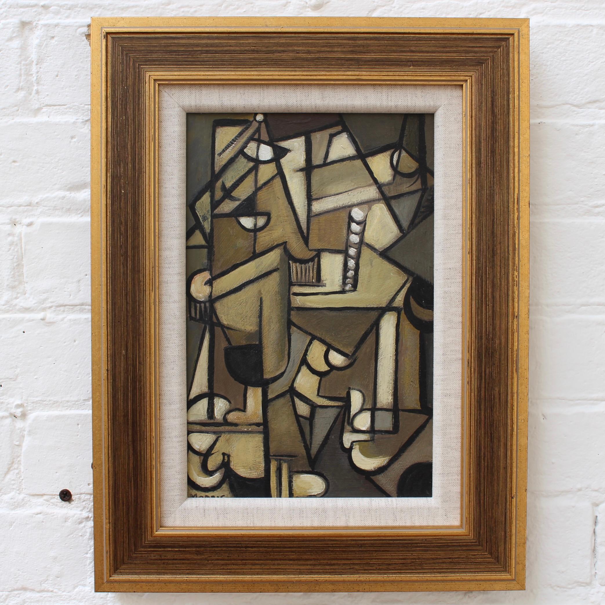 'Arrangement in Cubism' School of Berlin - Painting by Unknown