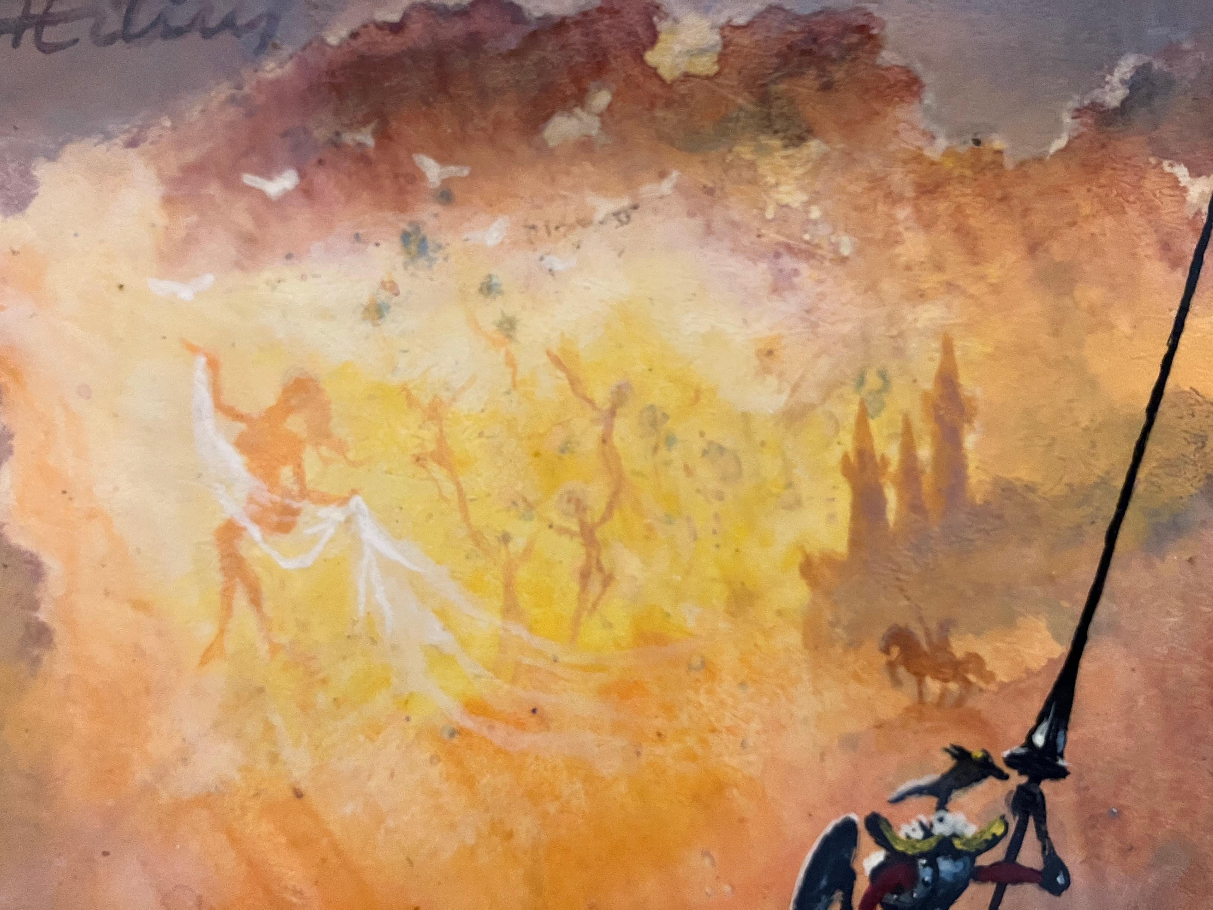 Arrigo Ghedini: 1905-1997. Collectional, artista italiano e americano molto collezionato. I suoi dipinti sono raramente disponibili sul mercato libero, perché i collezionisti se li tengono stretti. Ne ha appena messo all'asta uno nel 2023 che è