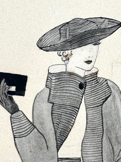 Illustrazione commerciale di moda Art Deco