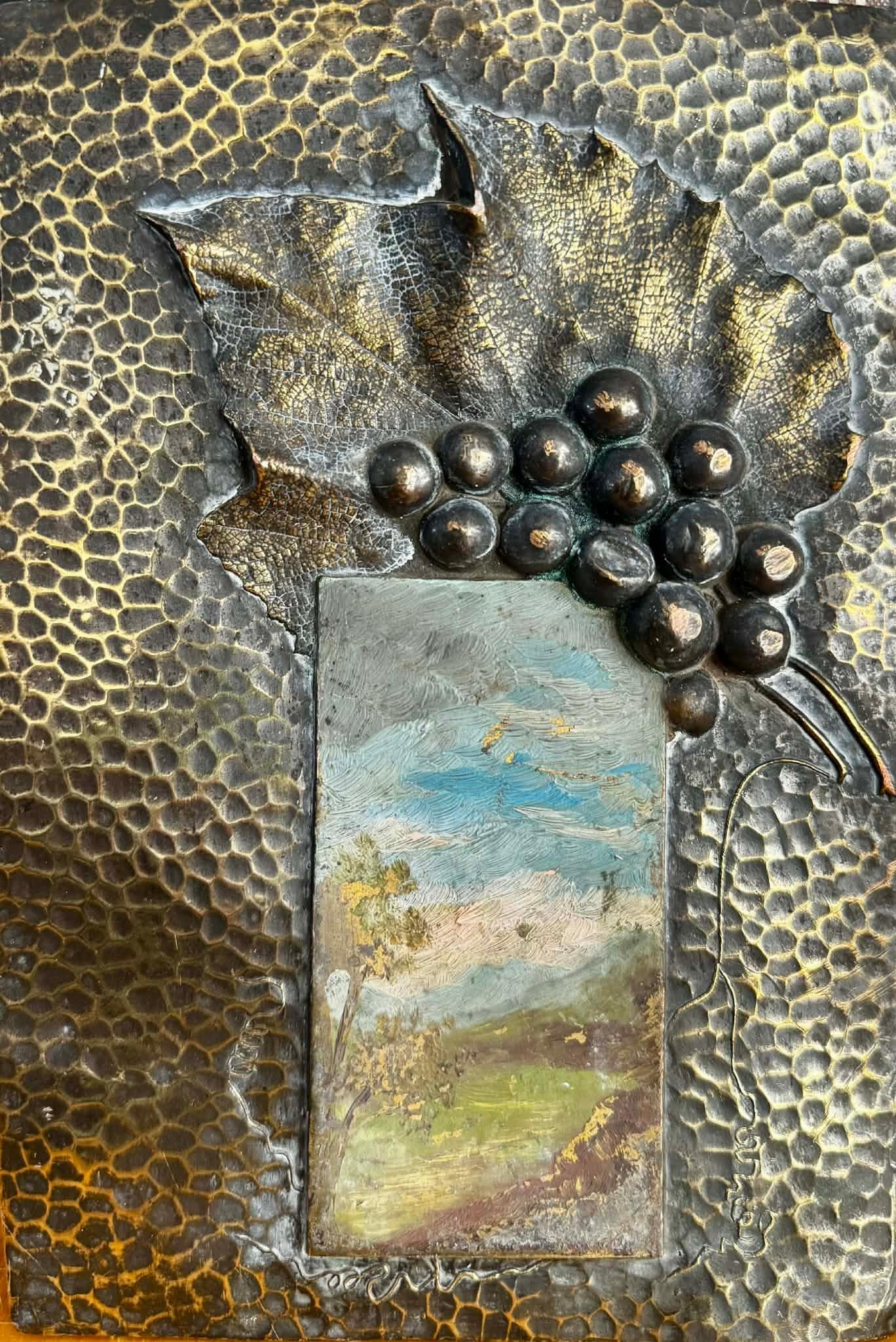 Unknown Landscape Painting - Art Nouveau Landscape