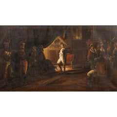 Arthur Beaumont (1890-1978) - 1910 Oil, Napoleon Meeting Officials in his Study