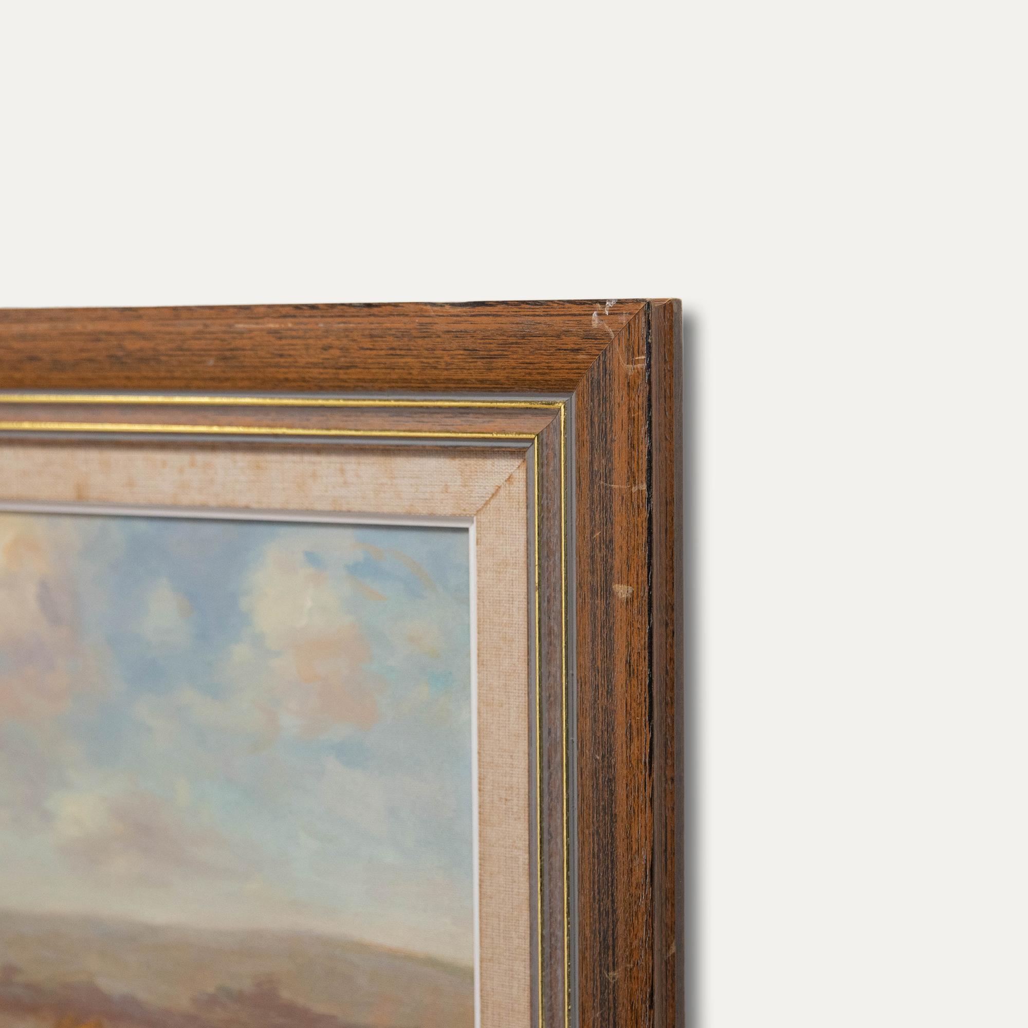 Arthur Orum (1946-2023)  - Cornish School Contemporary Oil, Außerhalb von Gwithian im Angebot 1