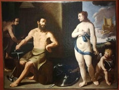 Veneto Baroque Mythological Painting 17 century oil canvas