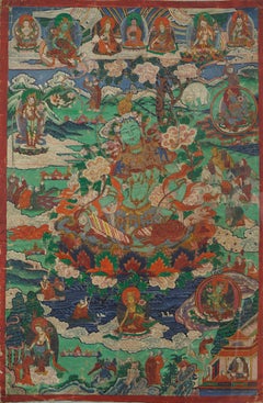 Arya Tara Thangka, beautifully handpainted in Nepal.
