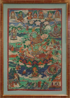 Arya Tara Thangka, wunderschön handbemalt in Nepal.
