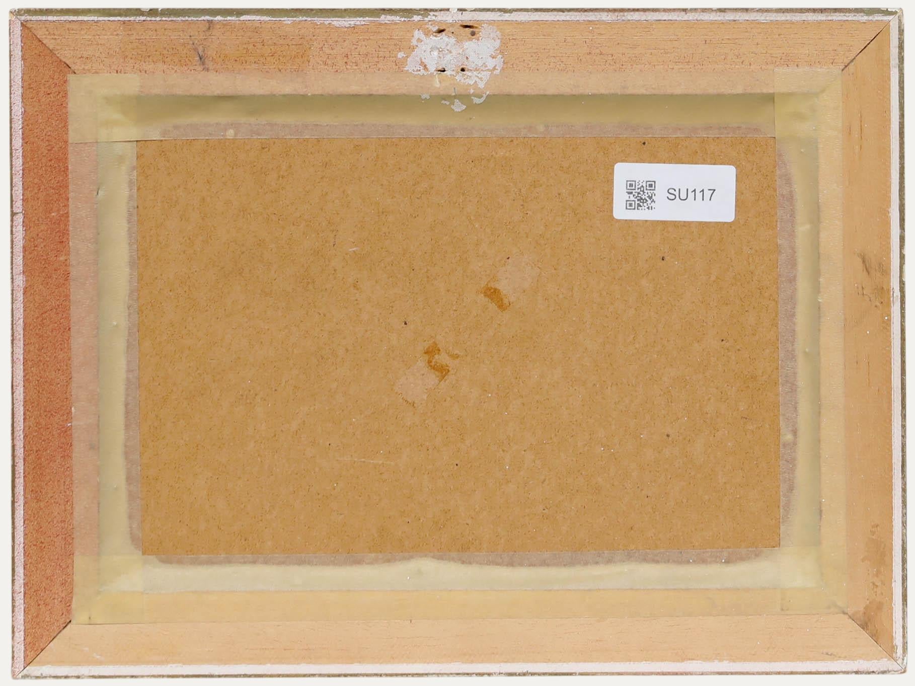 A.S. Reid - Gerahmtes Öl des späten 19. Jahrhunderts, Brücke in der Dämmerung (Braun), Landscape Painting, von Unknown