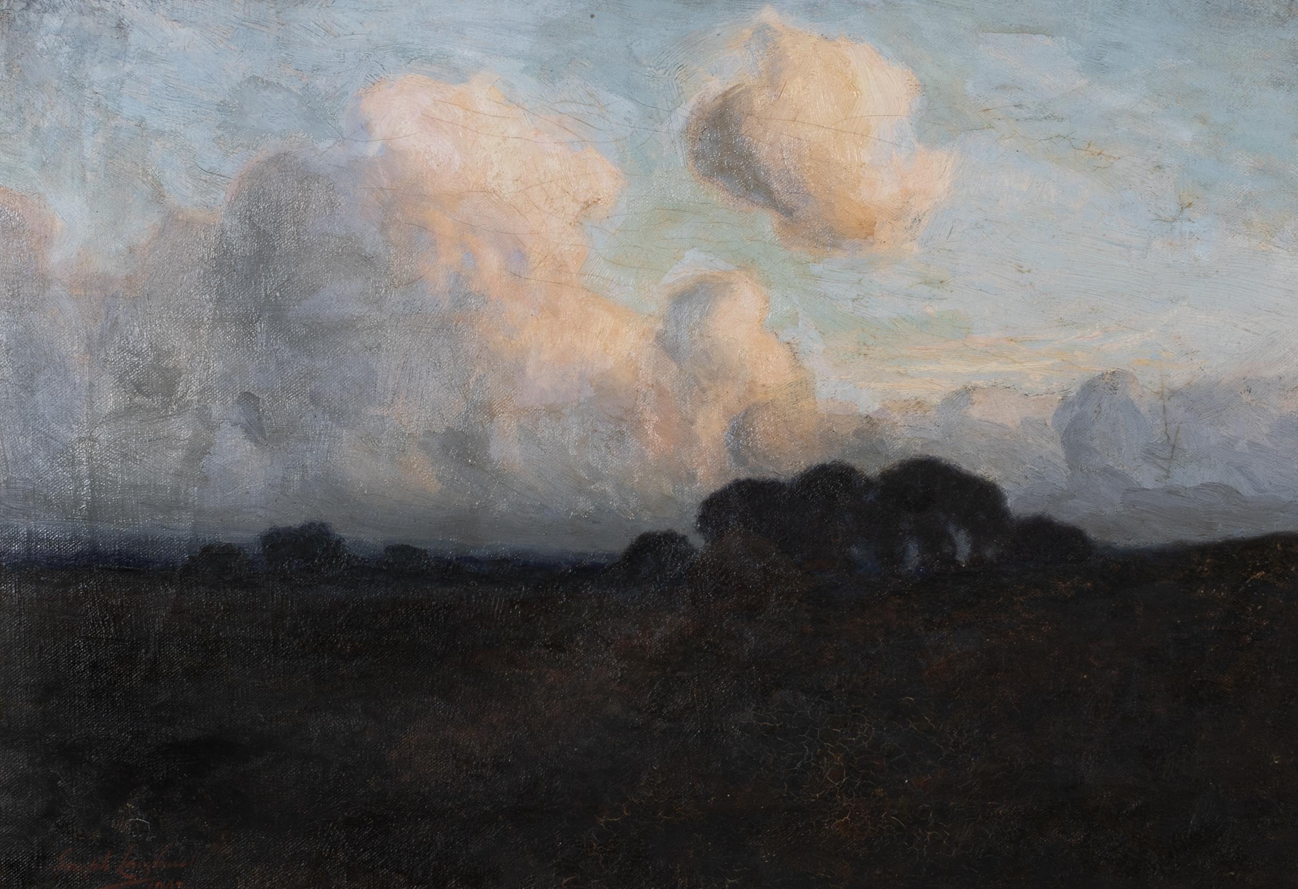 As The Day Closes, New Forest, Hampshire, dated 1907  by Joseph Longhurst  2