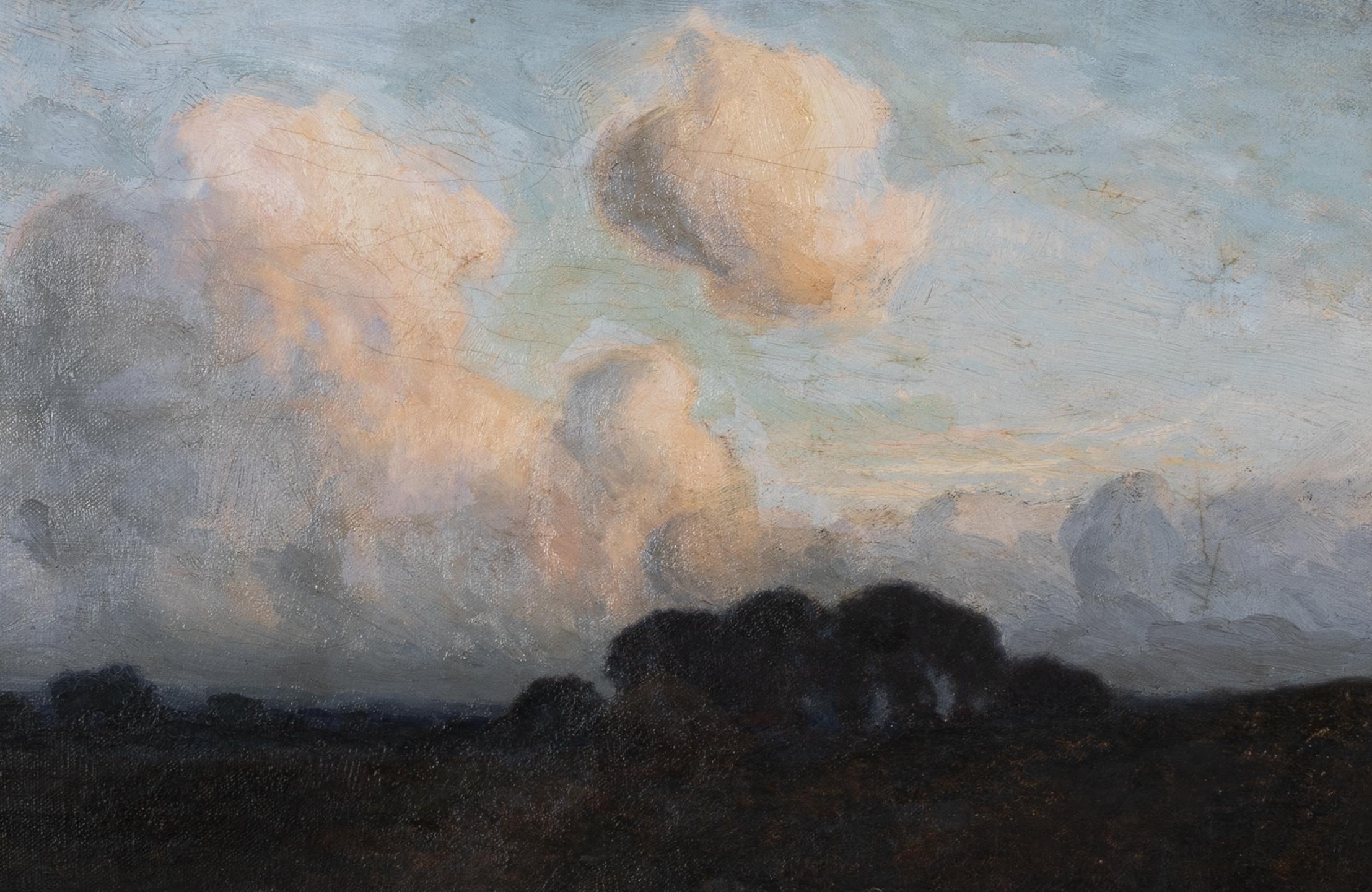As The Day Closes, New Forest, Hampshire, dated 1907  by Joseph Longhurst  4