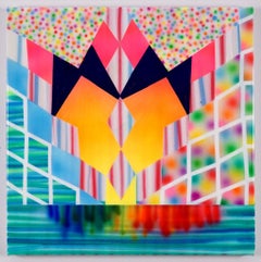 Atomic Crush, Acrylic on Canvas Painting by Alex Blau, 2017