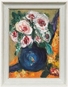 Atrrib. William de Belleroche (1912-1969) - Huile, Bousquet des Fleurs