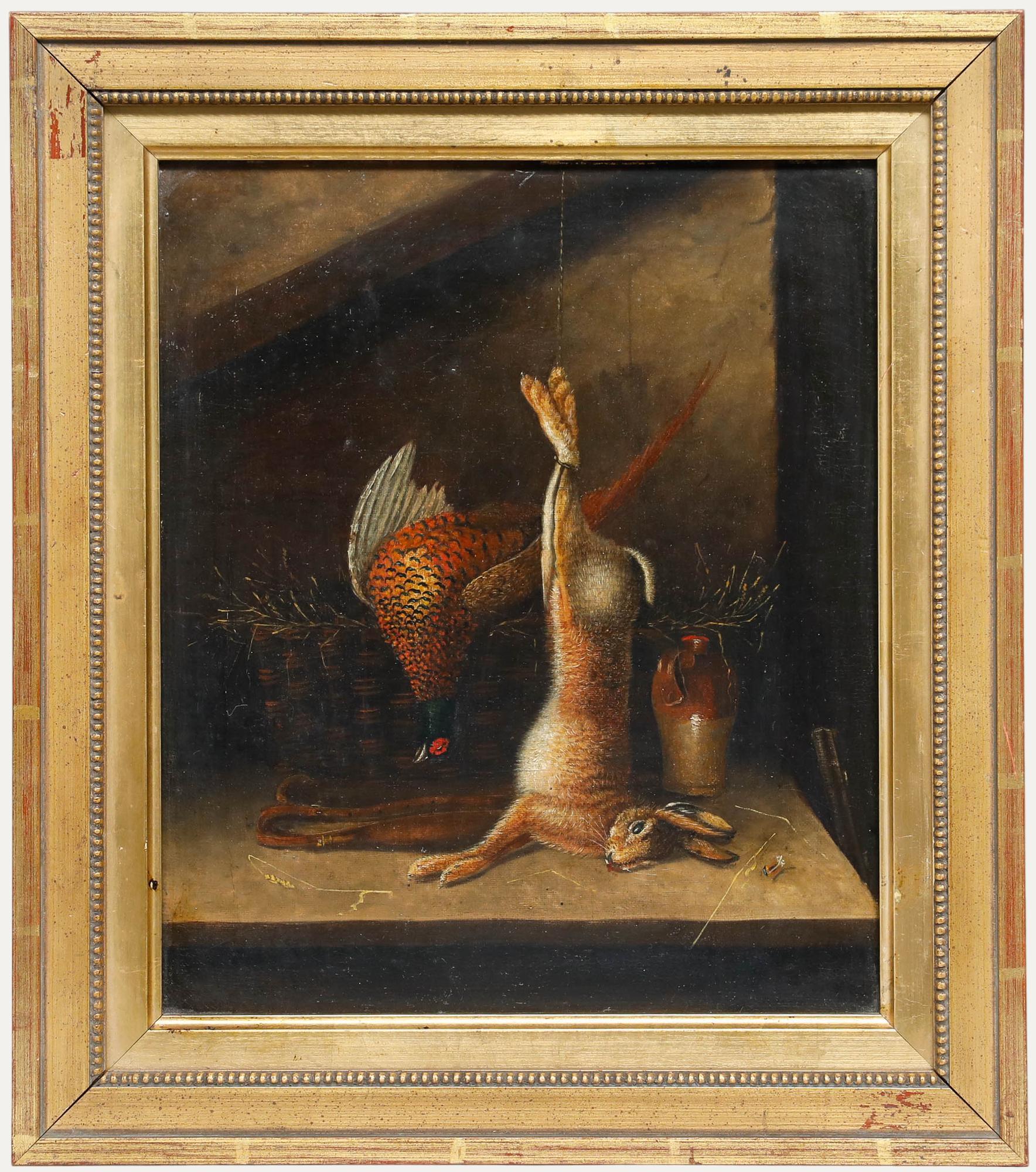 Unknown Still-Life Painting - Attrib. Benjamin Blake (1757-1830) - British School Oil, Game in the Larder
