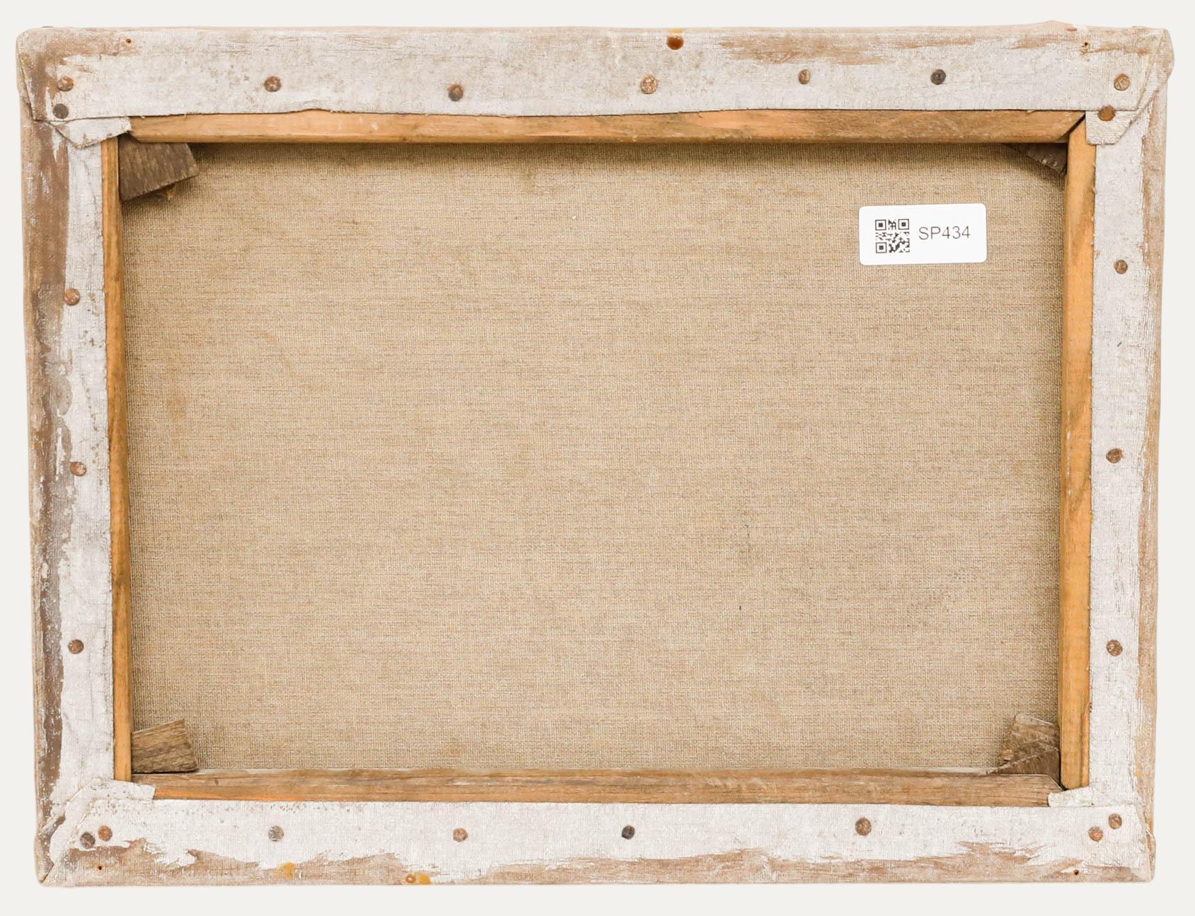 Attribué. Bernard de Falaye, école française, début du 20e siècle, huile, scène de parc - Beige Landscape Painting par Unknown