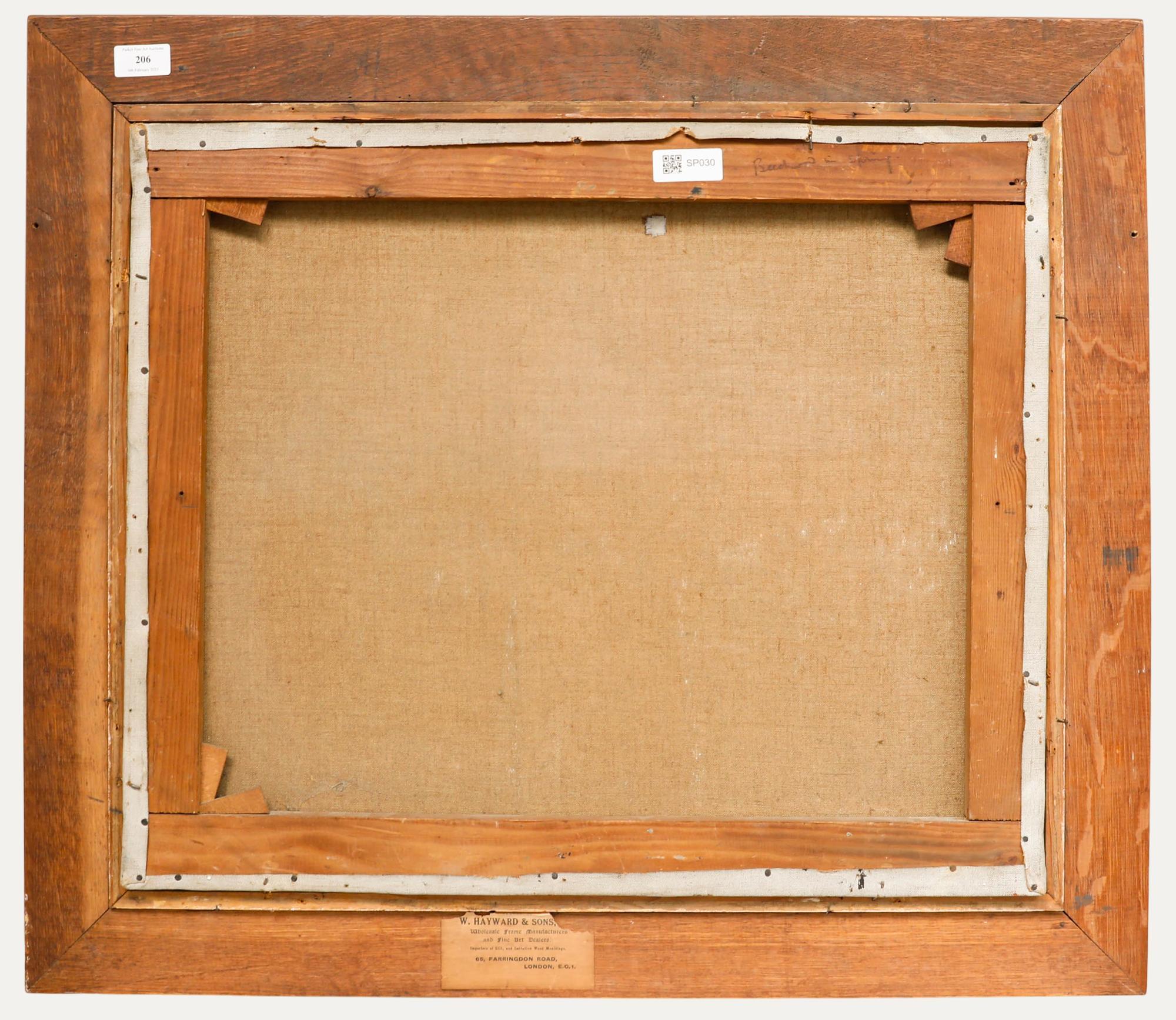 Zuschreibung Bernhard Sickert (1862-1932) - Öl, Buchenholz im Frühling (Braun), Landscape Painting, von Unknown