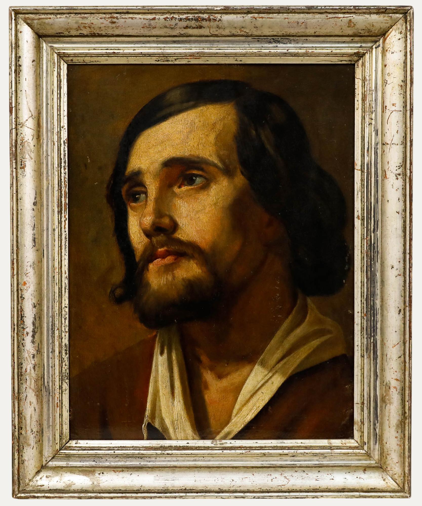 Attrib. Cesare Dell'Acqua (1821-1905) - Oil, Memoria Cata All'Amico Polli