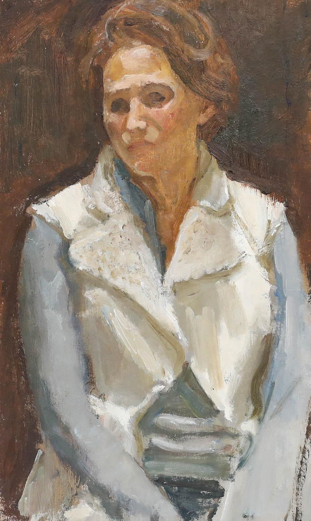 Attrib. David Caldwell - Contemporary Oil, Tabatha - Painting by Unknown