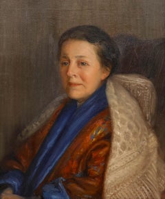 Attrib. Donald Wood (1889-1953) - Oil, Portrait of the Artist's Mother