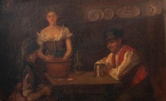 Attrib. Frank Holl R.A. (1845-1888) - Mid 19th Century Oil, The Winning Hand