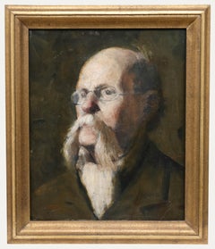Attribué. Franz von Lenbach (1836-1904) - Portrait d'un gentilhomme allemand