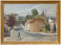 Attribué. Margaret A. Norman (1908-1976) - Huile, Bristol Vue de Eastfield Road