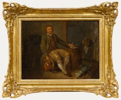 Attribué. Michele Lepicie (1735-1784) - Huile, L'épicier ivre