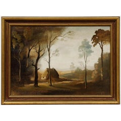 Attribut. Philip Hugh Padwick ROI RBA (1876-1958) - Gerahmtes Öl, Keeper
s Cottage