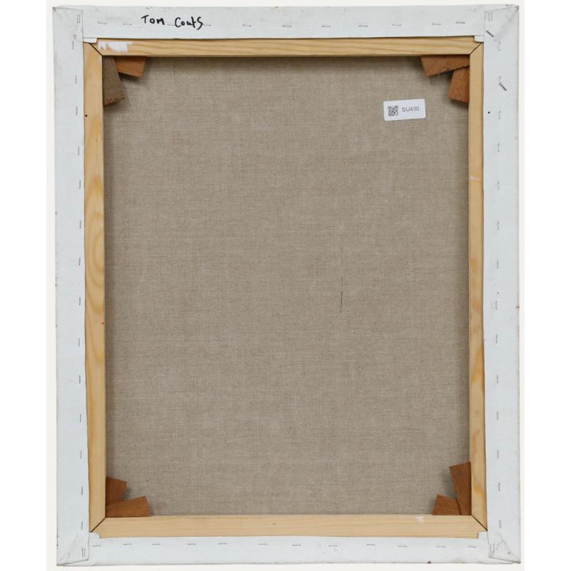 Attribut. Tom Coates RBA (1941-2023) - Zeitgenössisches Öl, Porträt einer Frau (Grau), Portrait Painting, von Unknown