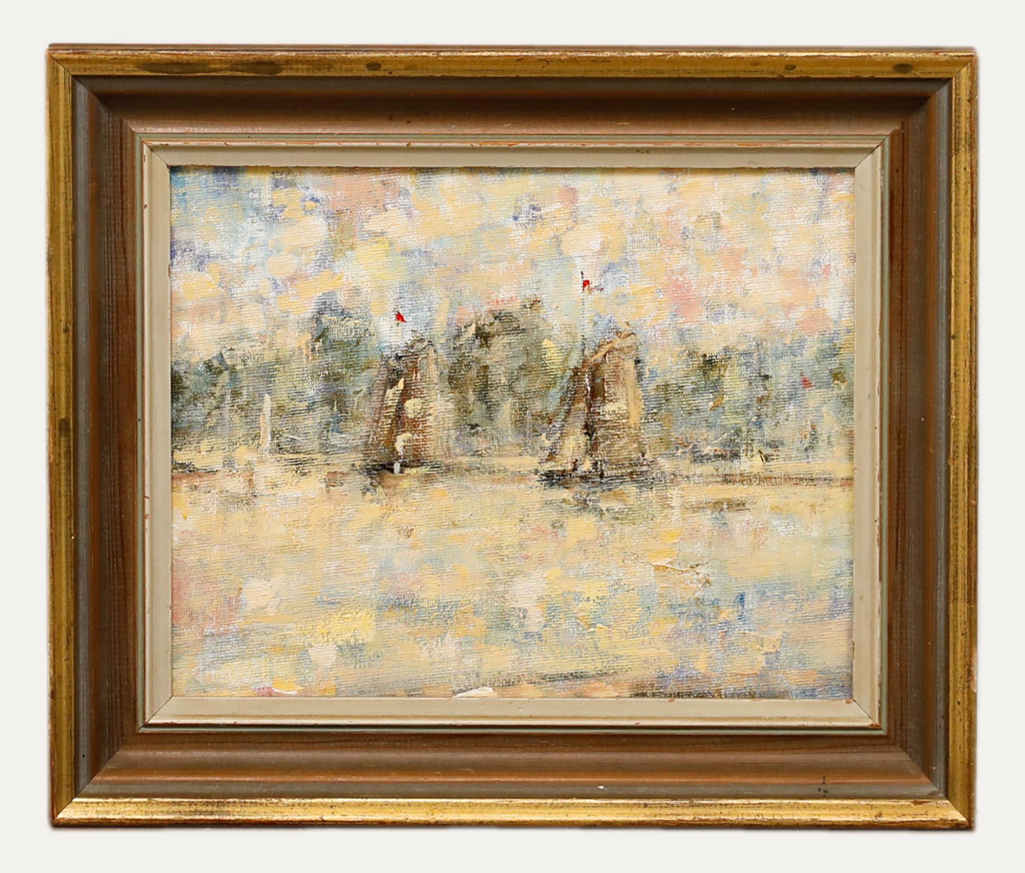 Attribut. Walter Beauvais (1942-1998) - Gerahmtes Ölgemälde, Segelboot, 20. Jahrhundert, Segelboot