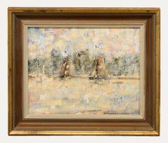 Attrib. Walter Beauvais (1942-1998) - Framed 20th Century Oil, Sail Boat