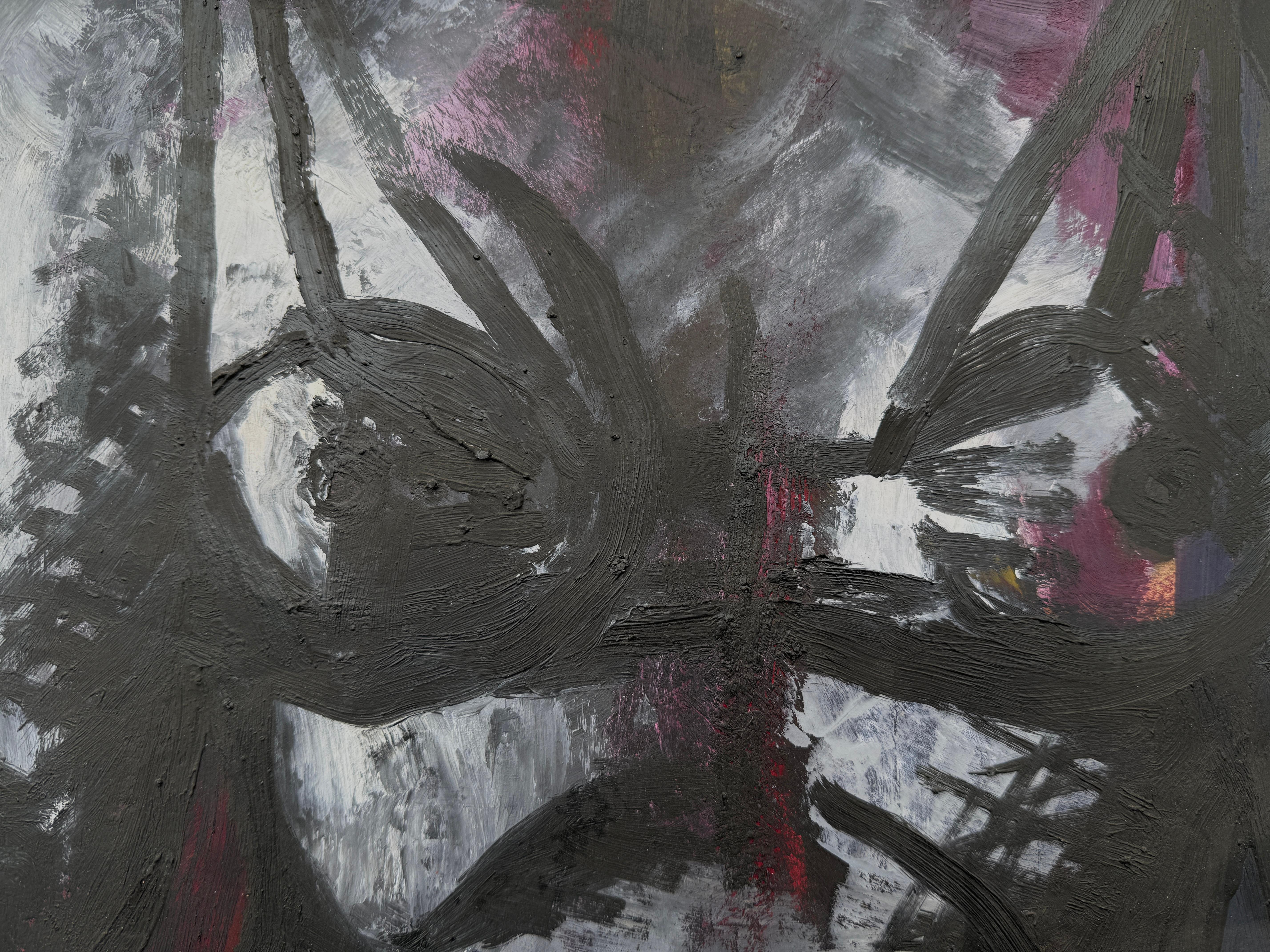 Titre : Aubade ama femme
Technique : Acrylique sur carton
Dimensions : 80 x 120 cm (31,5 x 47,2 pouces) : 80 x 120 cm (31.5 x 47.2 in)
Support : Carton rigide
Condit : Œuvre non signée
Encadrement : Non encadré
Période estimée : 1980s

Description
