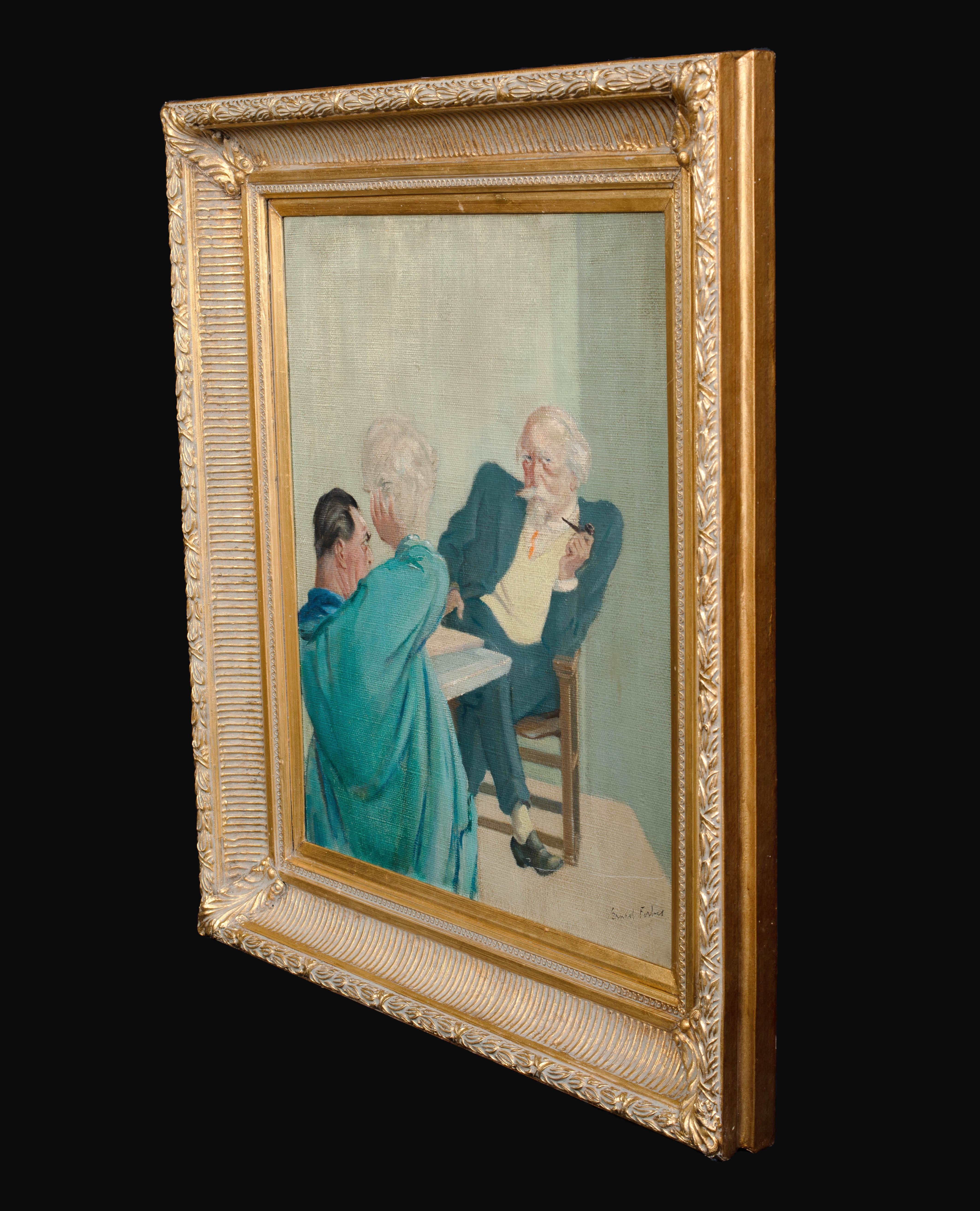 'Augustus Enthroned', 20th century  by Ernest Forbes - Augustus John  For Sale 4