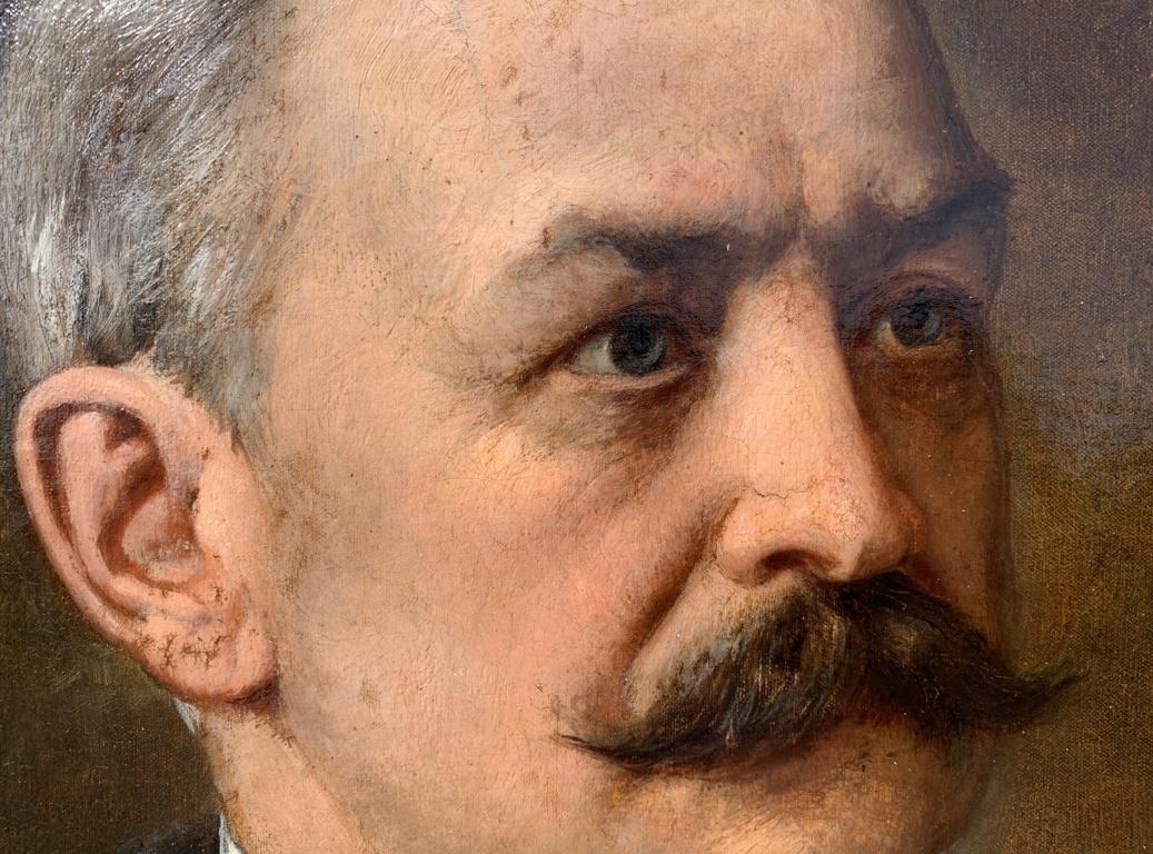 Biedermeier European painter - 19th century figure painting - Nobleman portrait  2