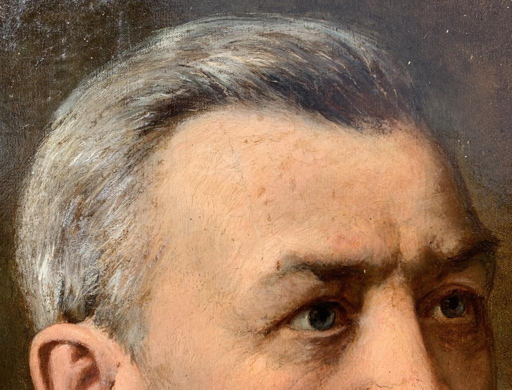 Biedermeier European painter - 19th century figure painting - Nobleman portrait  3