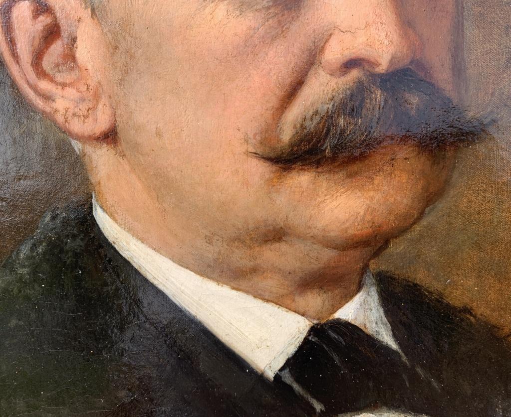 Biedermeier European painter - 19th century figure painting - Nobleman portrait  4