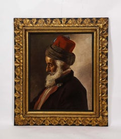 Austrian School, 19th Century, An Orientalist Portrait of a Turkish Sultan