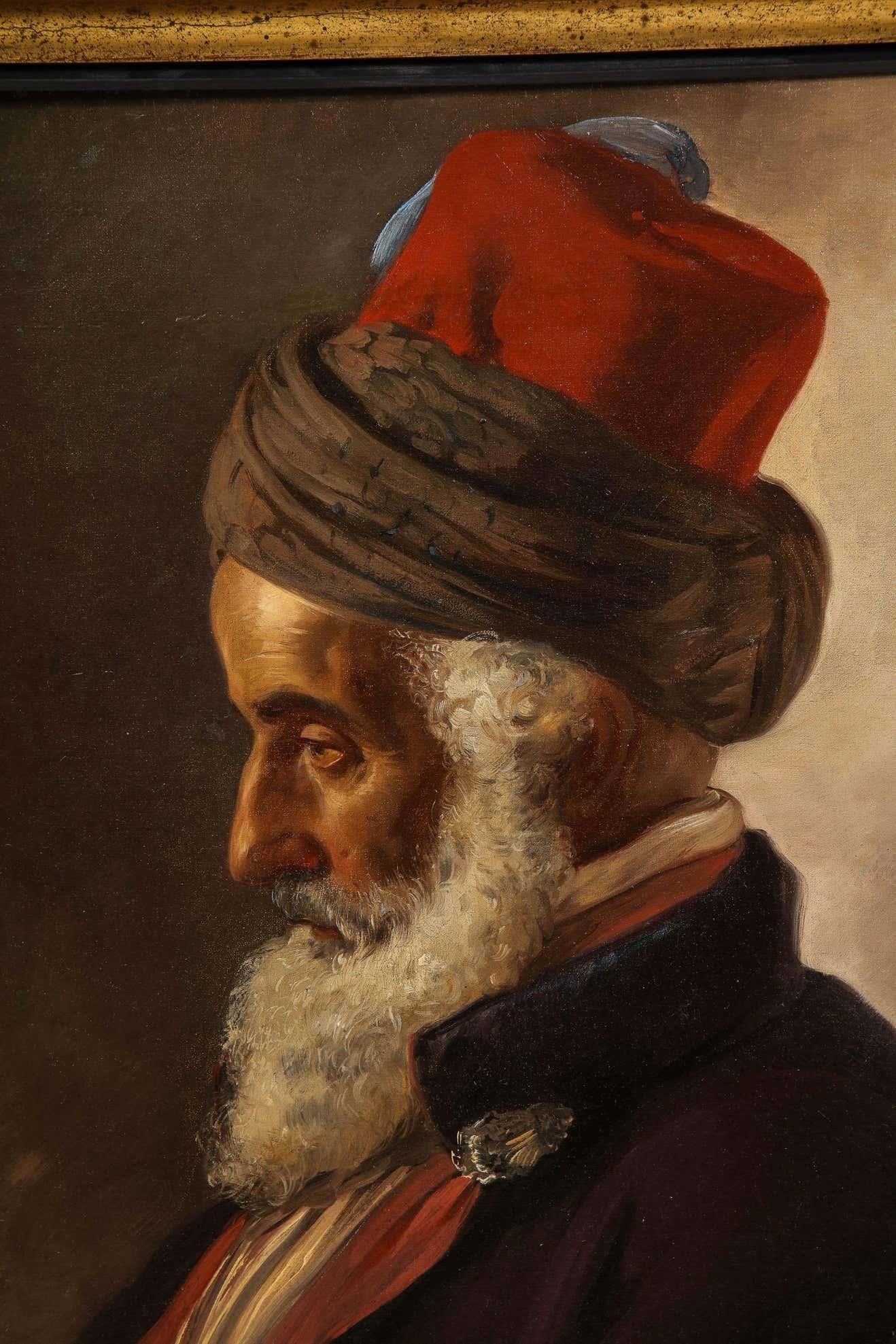 Austrian School, 19th Century, An Orientalist Portrait of a Turkish Sultan 1