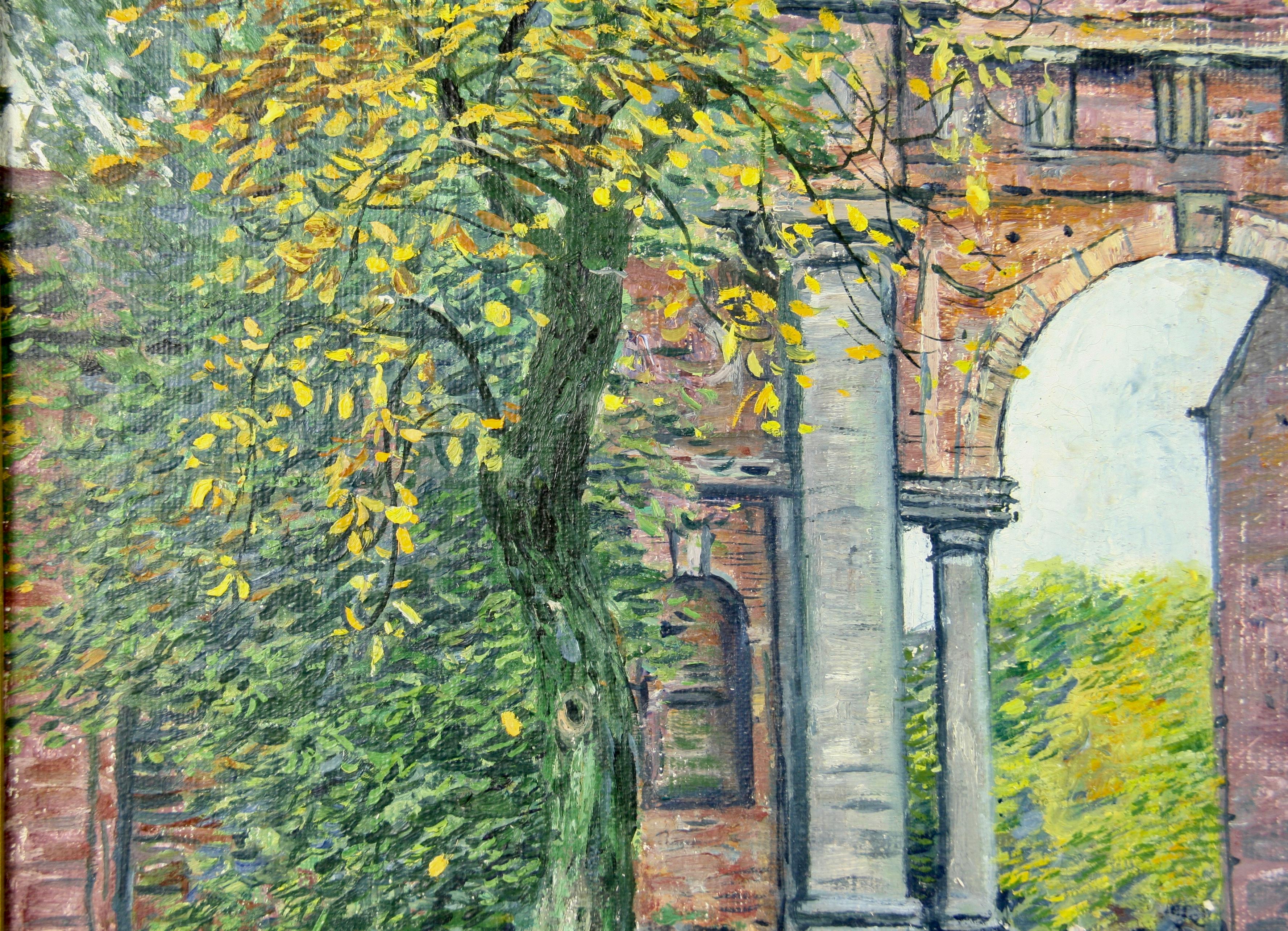 Autumn in Paris Landscape Painting 1990 For Sale 3