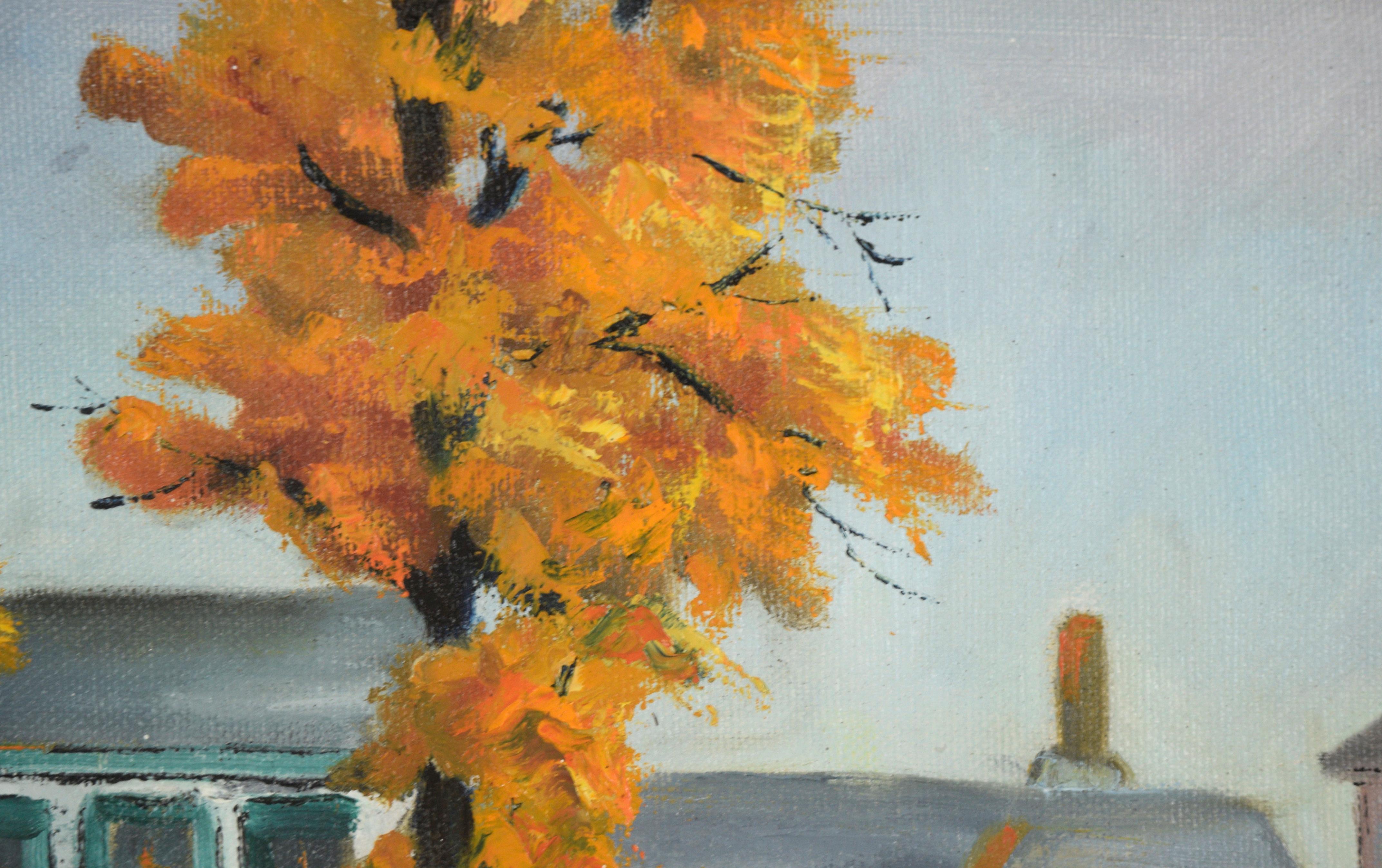 Autumn in the Suburbs, Landscape For Sale 1