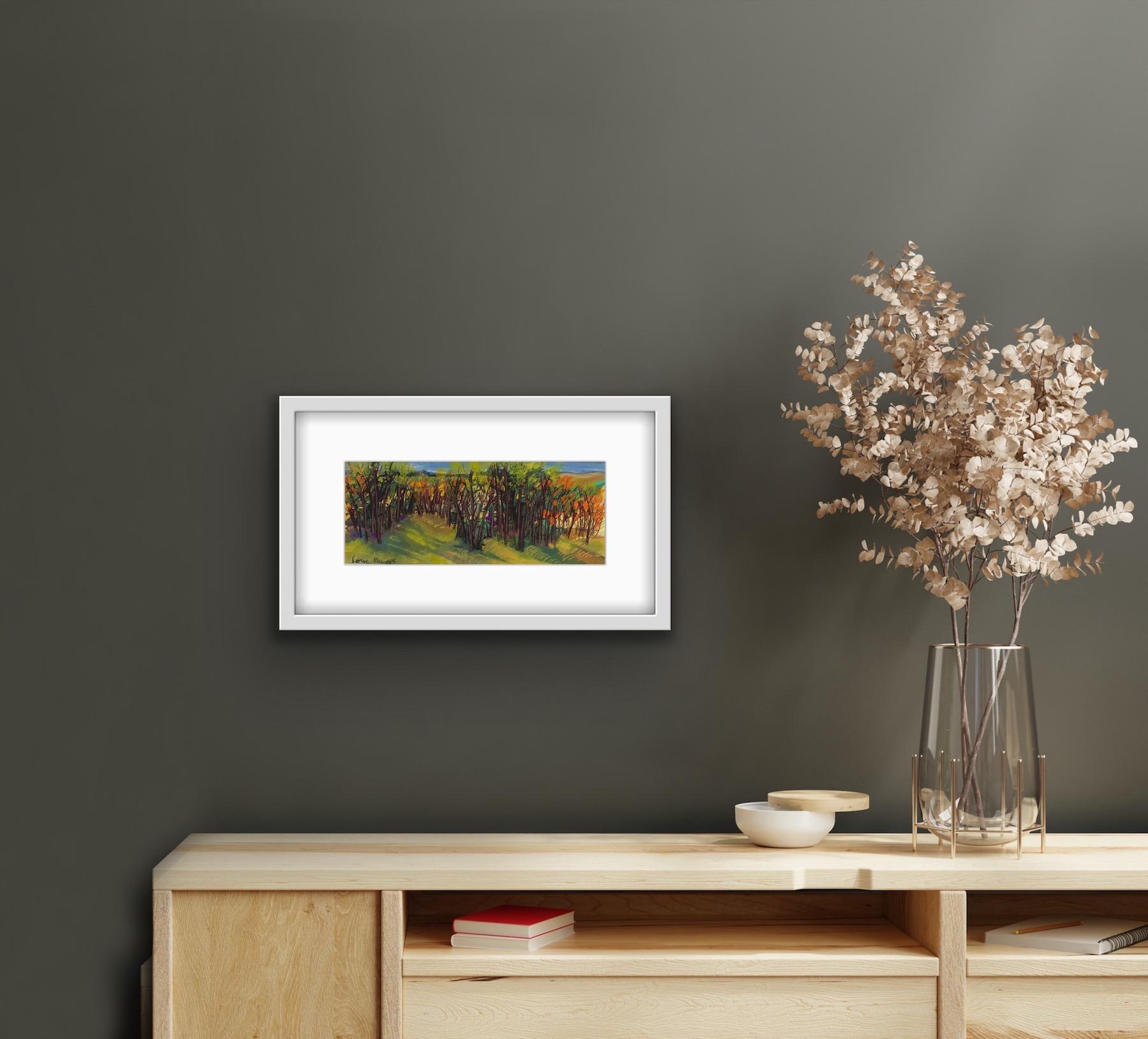 Autumn Intoxication, Modern Style Art, Cotswold Landscape Painting, Bright Art For Sale 8