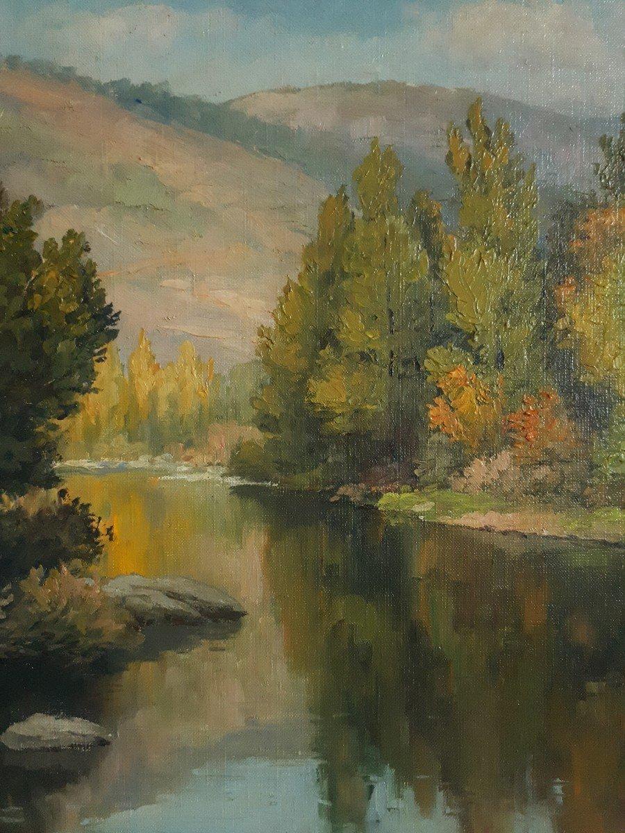Autumn Landscape, Original Oil on Canvas, Impressionist style 1