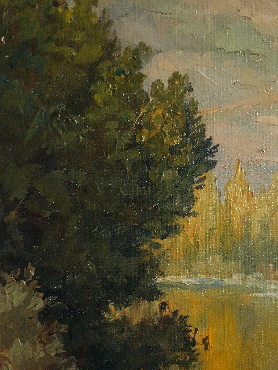 Autumn Landscape, Original Oil on Canvas, Impressionist style 3